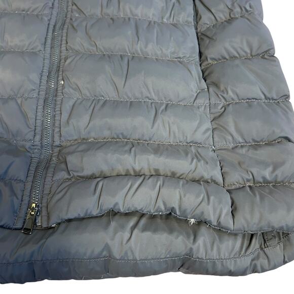 THE NORTH FACE Charcoal Gray Grey 550 Fill Goose Down Puffer Jacket Womens LARGE - Picture 7 of 10
